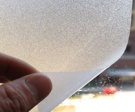 永修玻璃门外面粘广告用什么材料好？